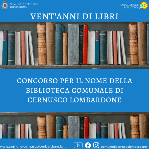 VENT'ANNI DI LIBRI - Concorso Biblioteca Comunale