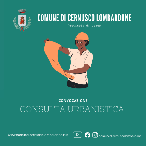 Riunione congiunta Consulta Urbanistica - LL.PP. - Edilizia Pubblica e Privata e Consulta Ecologia - Ambiente - Territorio 