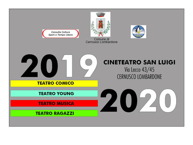 Stagione Teatrale 2019/2020 - Sesto Evento (Teatro Ragazzi)
