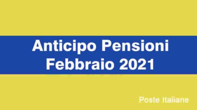 Calendario erogazione pensioni Poste Italiane