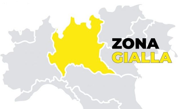 Norme Zona Gialla in Lombardia (aggiornamento 29 aprile)